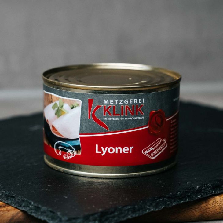 Lyoner Dose groß
