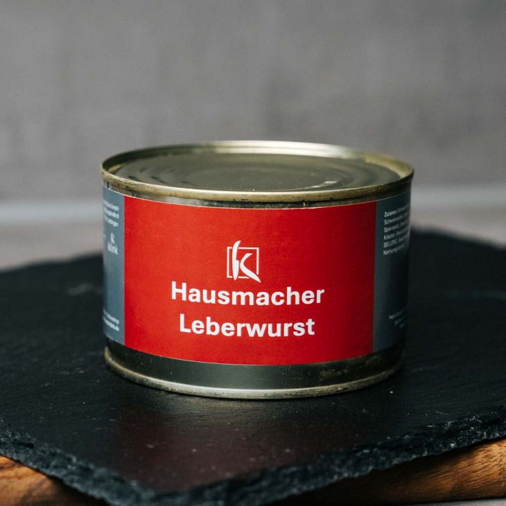 Hausmacher Leberwurst Dose groß
