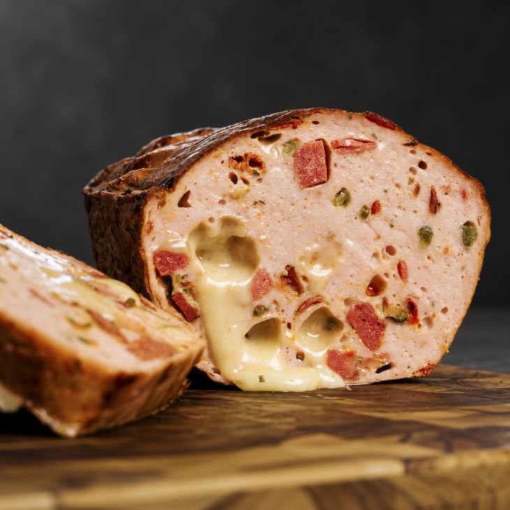Pizza Fleischkäse vorgegart