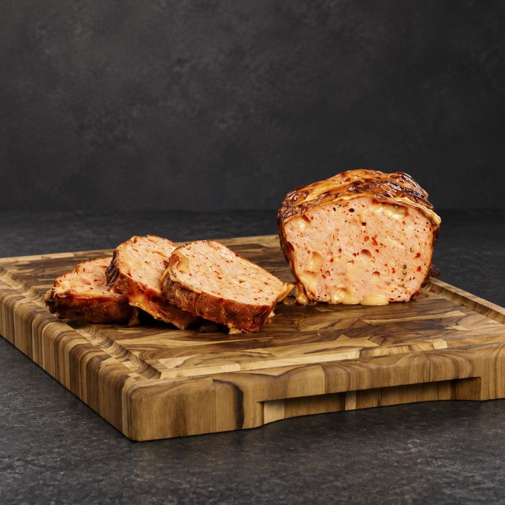Chili Cheese Fleischkäse vorgegart